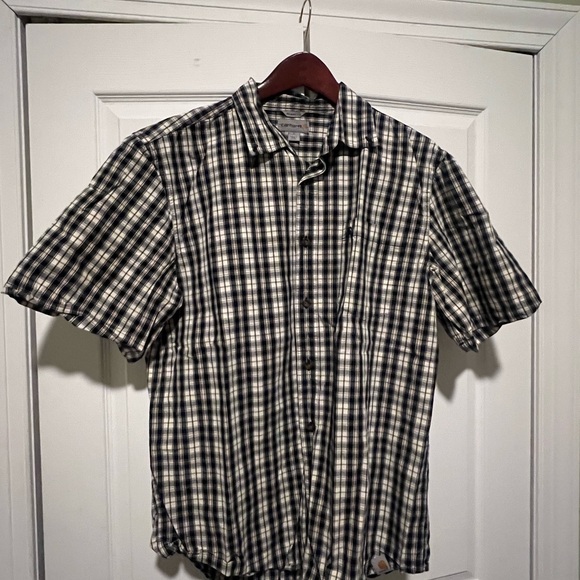 Carhartt Men's Checkered Button Down Shirt - Picture 4 of 6